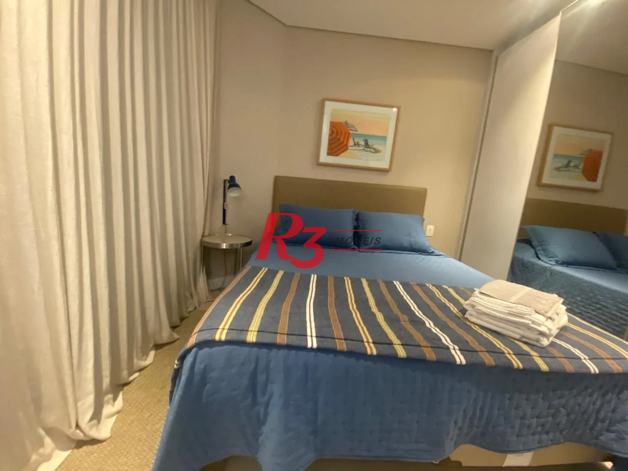 Apartamento com 1 dormitório para alugar, 45 m² por R$ 5.700,00/mês - Gonzaga - Santos/SP
