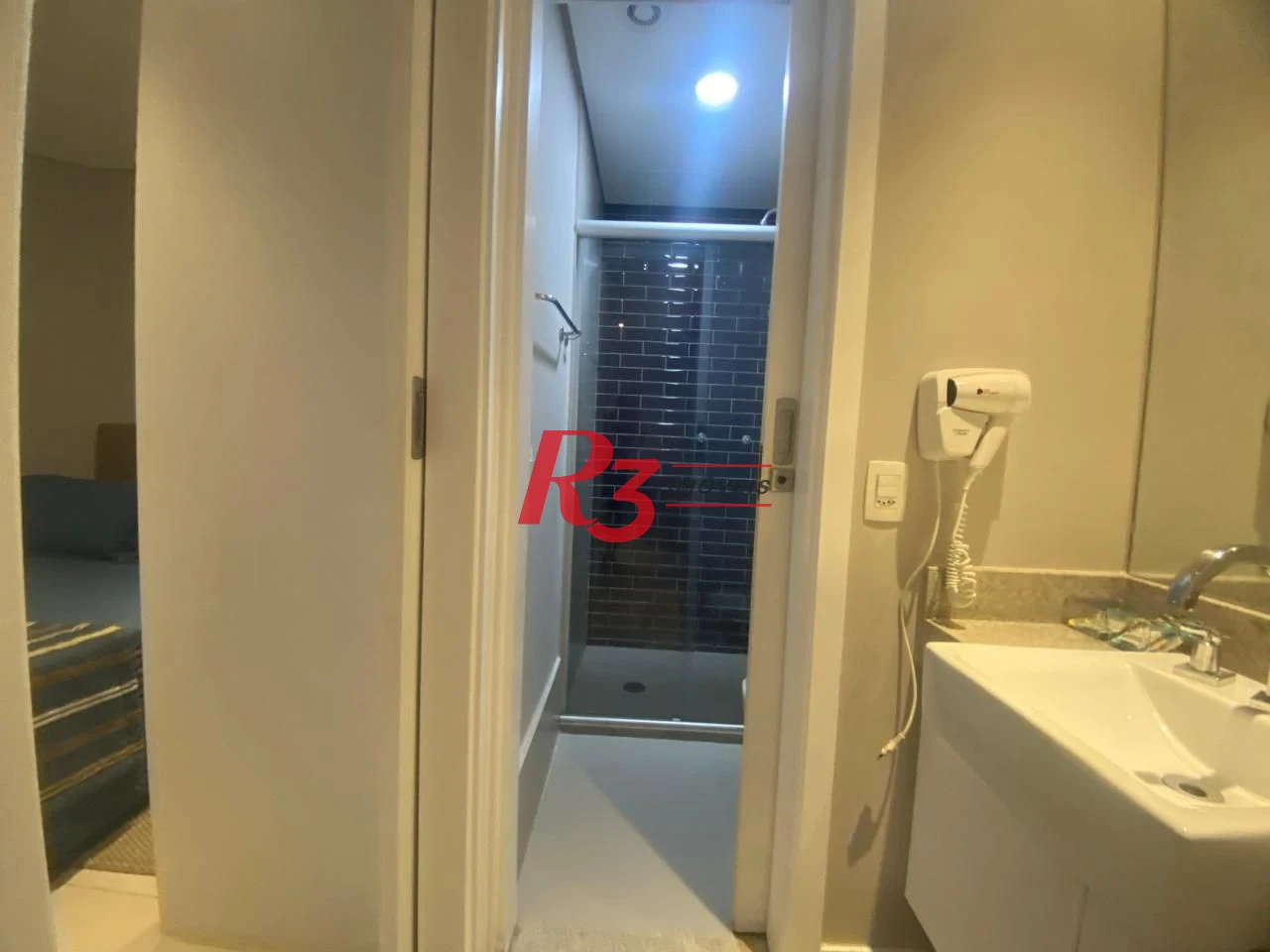Apartamento com 1 dormitório para alugar, 45 m² por R$ 5.700,00/mês - Gonzaga - Santos/SP