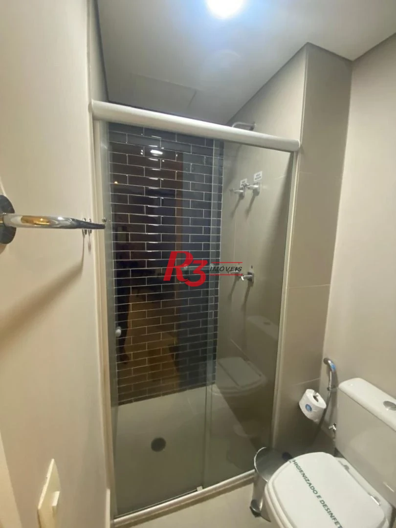 Apartamento com 1 dormitório para alugar, 45 m² por R$ 5.700,00/mês - Gonzaga - Santos/SP