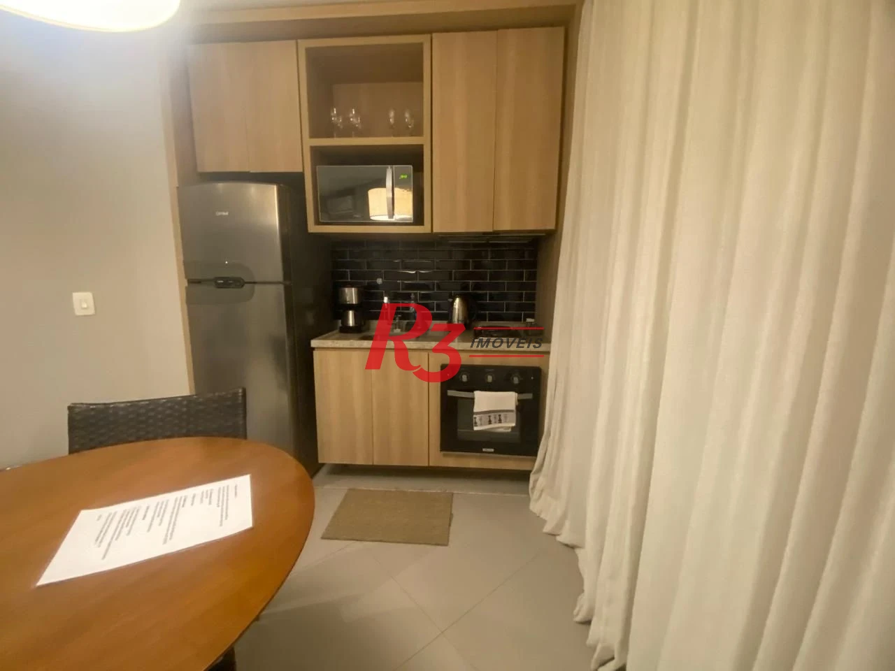 Apartamento com 1 dormitório para alugar, 45 m² por R$ 5.700,00/mês - Gonzaga - Santos/SP