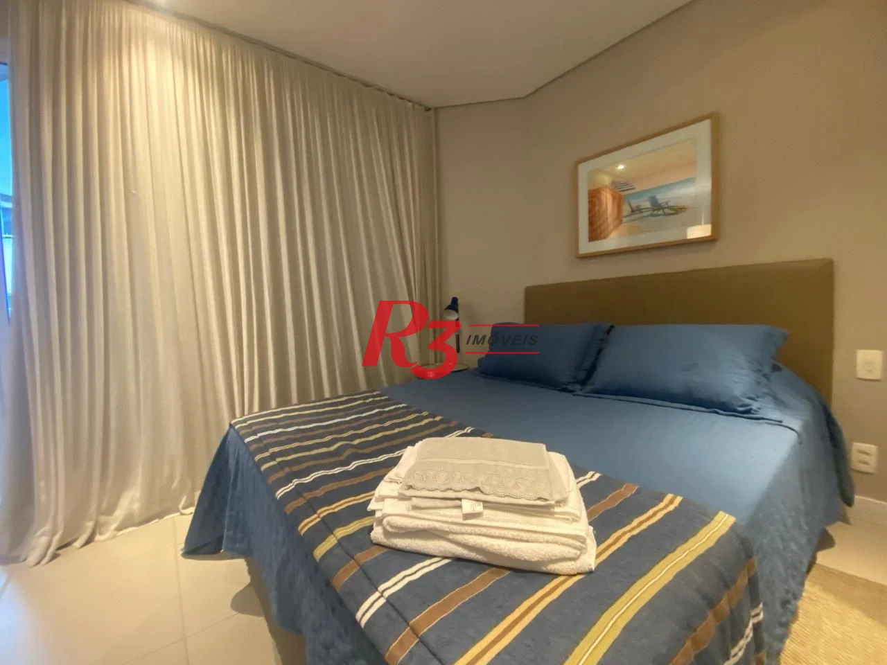 Apartamento com 1 dormitório para alugar, 45 m² por R$ 5.700,00/mês - Gonzaga - Santos/SP