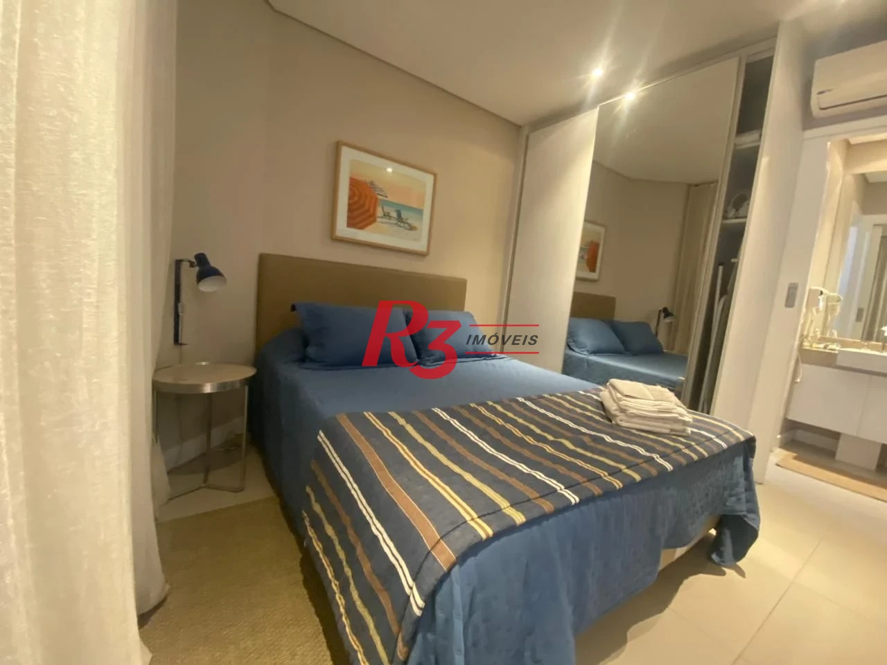 Apartamento com 1 dormitório para alugar, 45 m² por R$ 5.700,00/mês - Gonzaga - Santos/SP