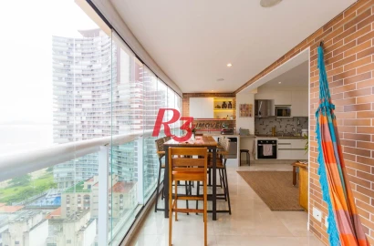 Apartamento com 2 dormitórios à venda, 83 m² por R$ 1.720.000,00 - Gonzaga - Santos/SP