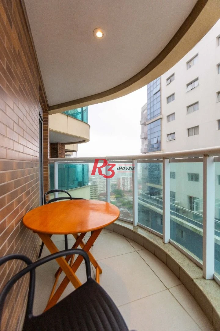 Apartamento com 2 dormitórios à venda, 83 m² por R$ 1.720.000,00 - Gonzaga - Santos/SP