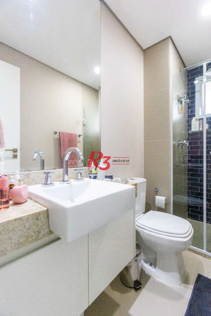Apartamento com 2 dormitórios à venda, 83 m² por R$ 1.720.000,00 - Gonzaga - Santos/SP