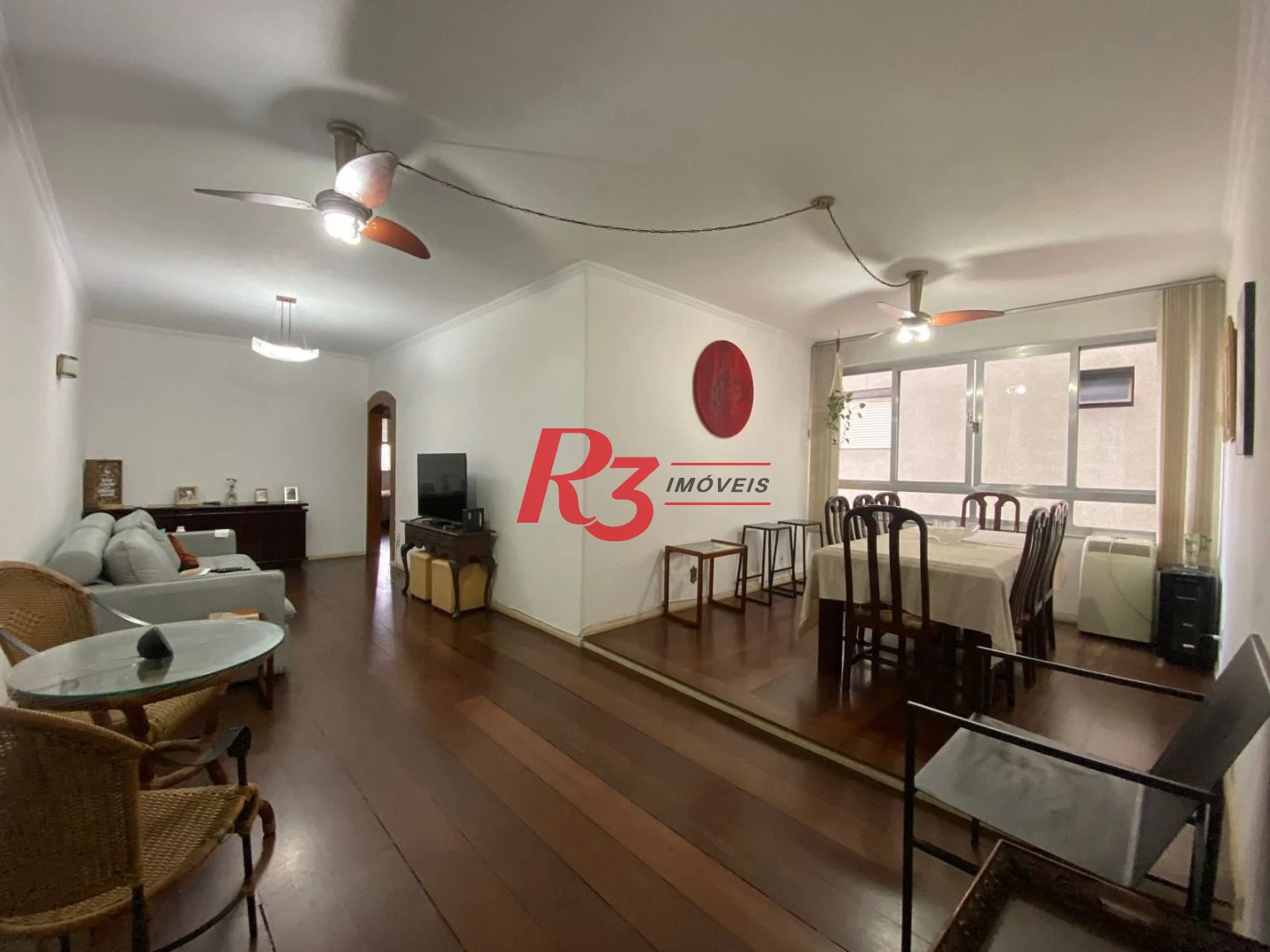 Apartamento com 3 dormitórios para alugar, 147 m² por R$ 6.300,00/mês - Embaré - Santos/SP