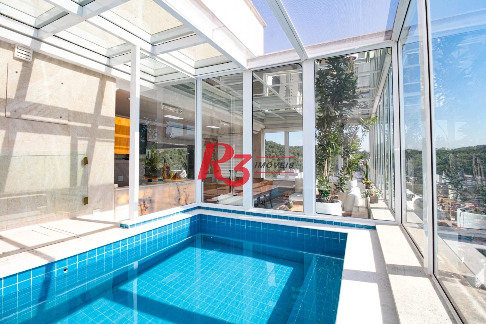 Cobertura com 4 dormitórios à venda, 350 m² por R$ 4.500.000,00 - Marapé - Santos/SP
