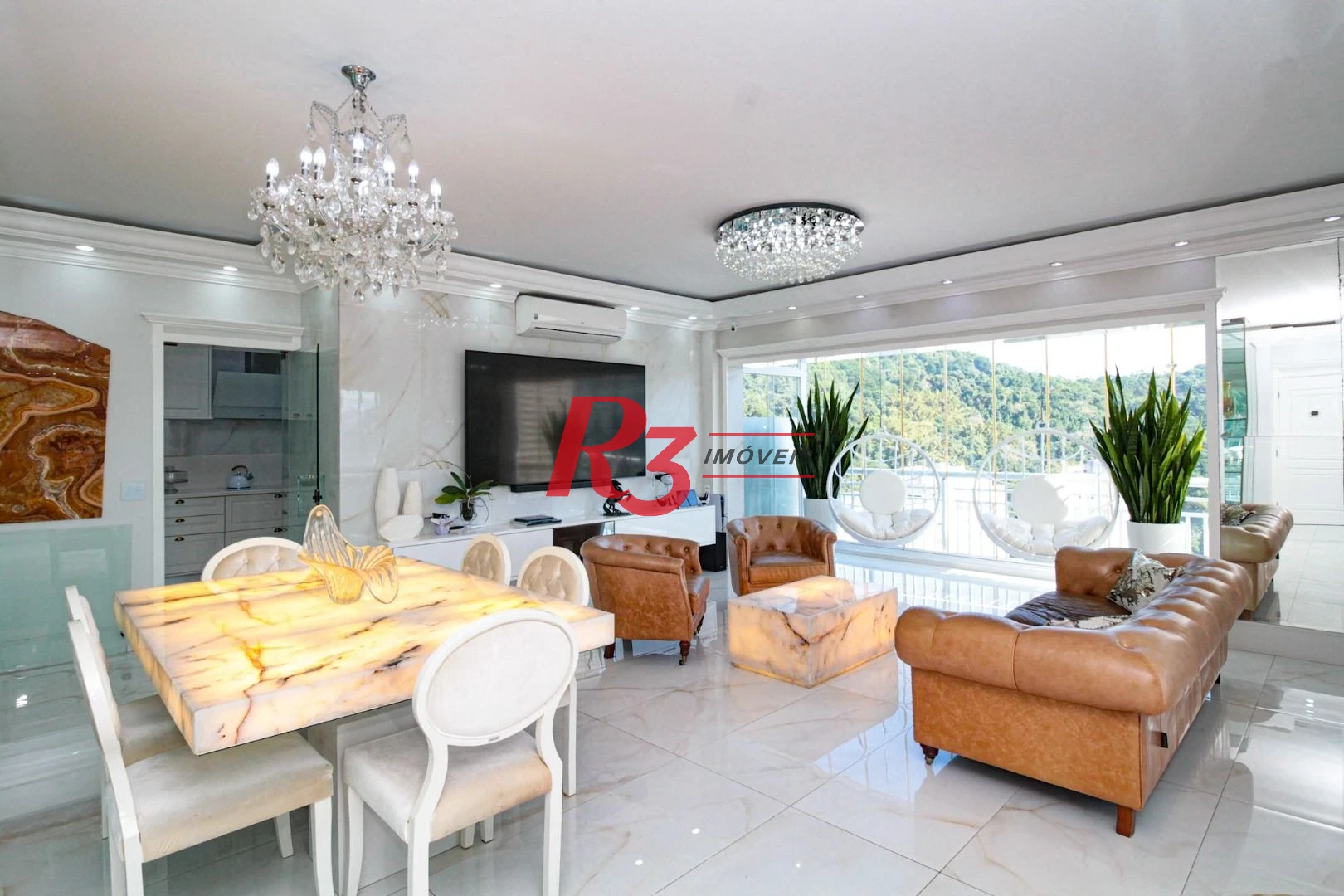 Cobertura com 4 dormitórios à venda, 350 m² por R$ 4.500.000,00 - Marapé - Santos/SP