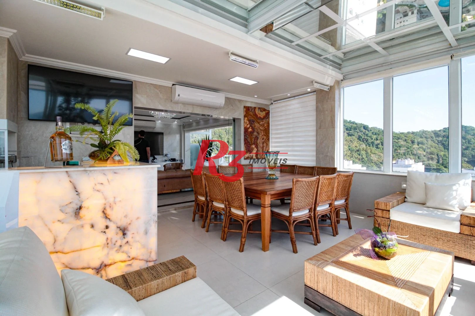 Cobertura com 4 dormitórios à venda, 350 m² por R$ 4.500.000,00 - Marapé - Santos/SP