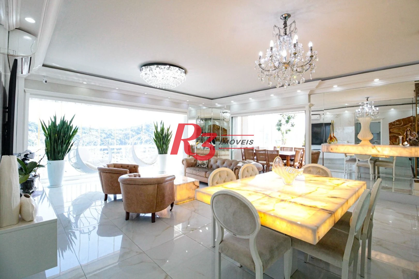Cobertura com 4 dormitórios à venda, 350 m² por R$ 4.500.000,00 - Marapé - Santos/SP