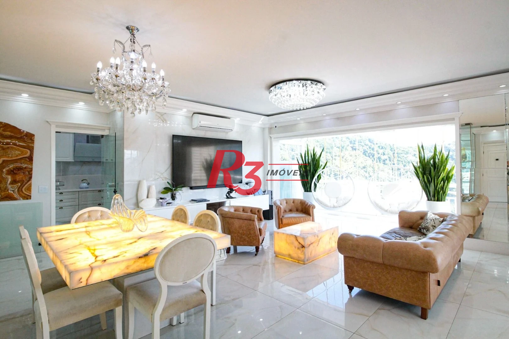 Cobertura com 4 dormitórios à venda, 350 m² por R$ 4.500.000,00 - Marapé - Santos/SP