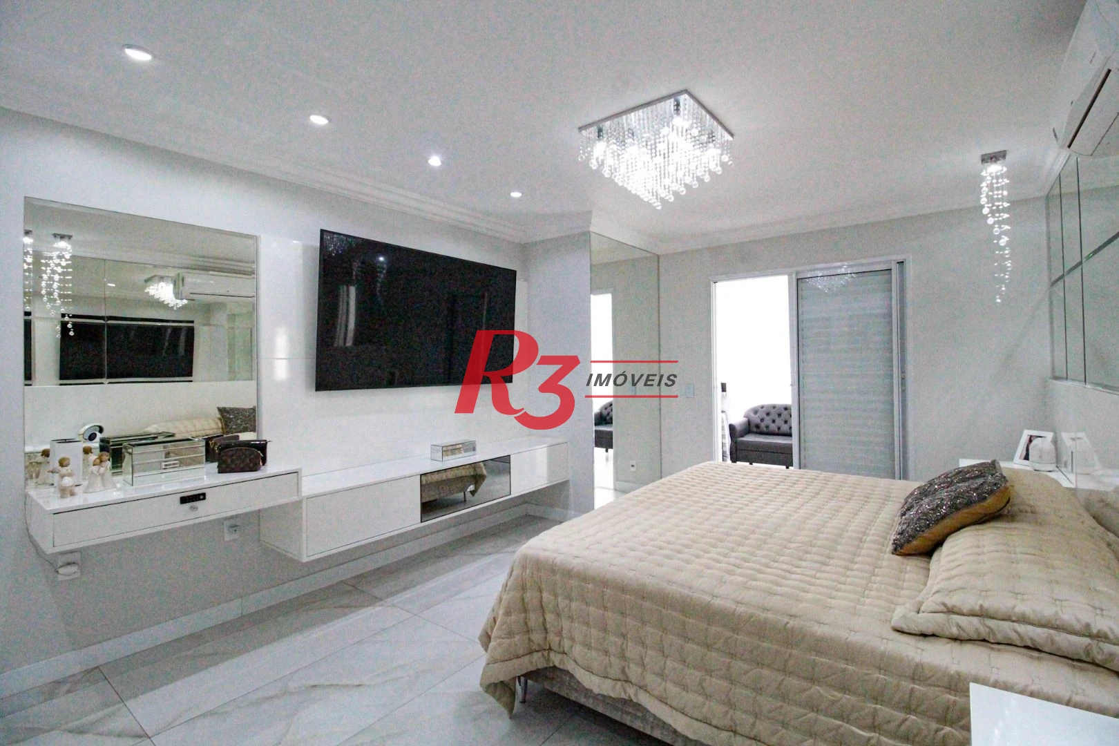 Cobertura com 4 dormitórios à venda, 350 m² por R$ 4.500.000,00 - Marapé - Santos/SP