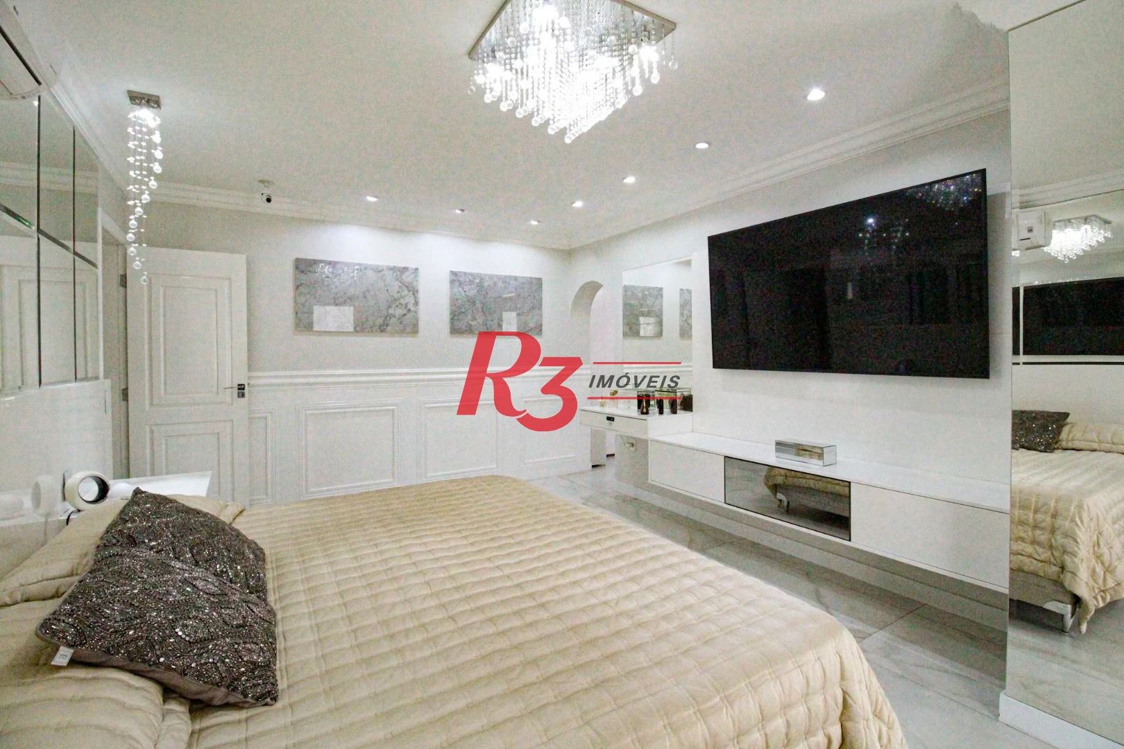Cobertura com 4 dormitórios à venda, 350 m² por R$ 4.500.000,00 - Marapé - Santos/SP