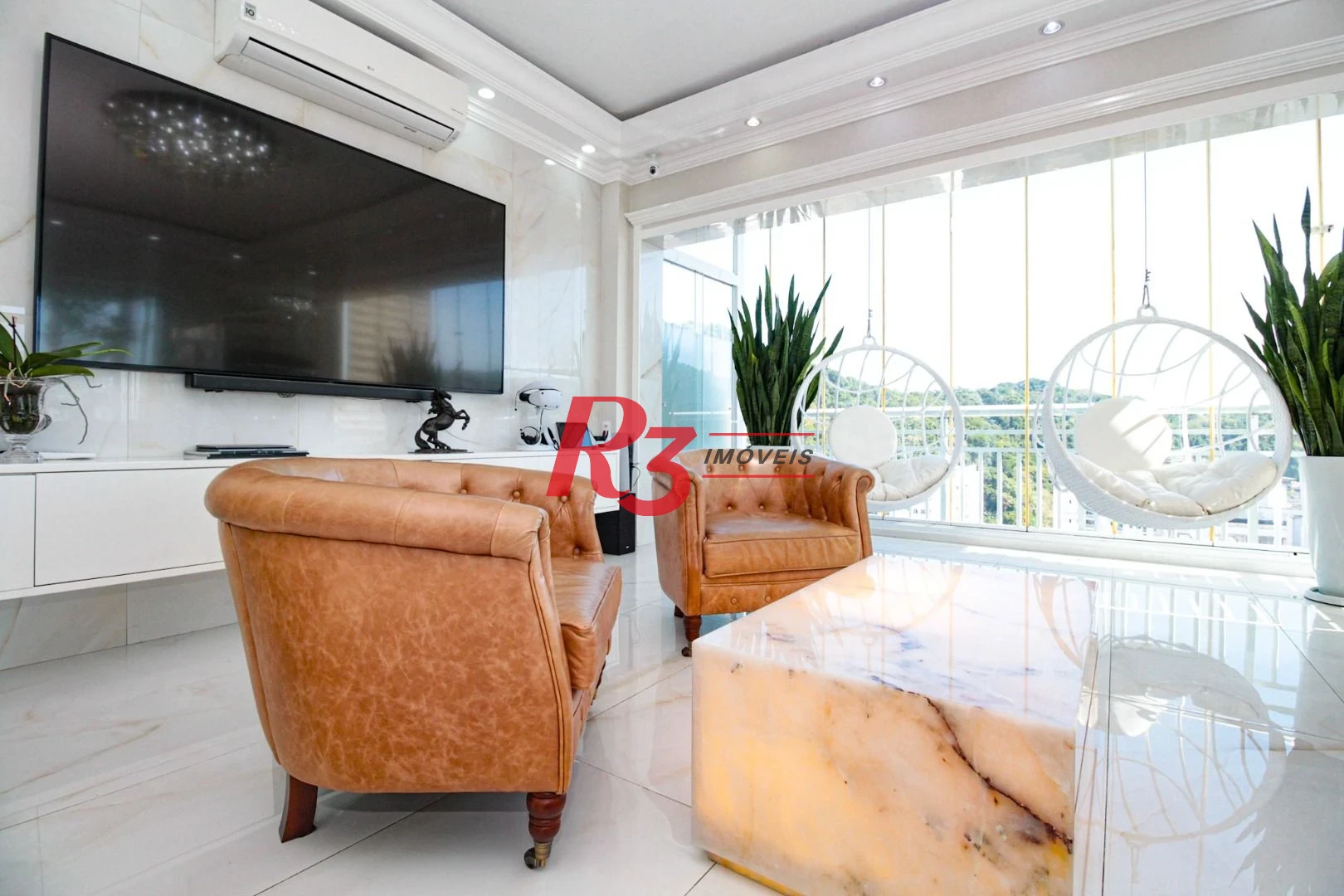 Cobertura com 4 dormitórios à venda, 350 m² por R$ 4.500.000,00 - Marapé - Santos/SP