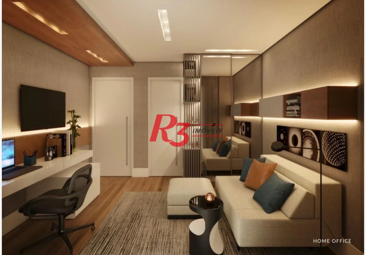 Apartamento com 3 dormitórios à venda, 163 m² por R$ 2.058.000,00 - Ponta da Praia - Santos/SP