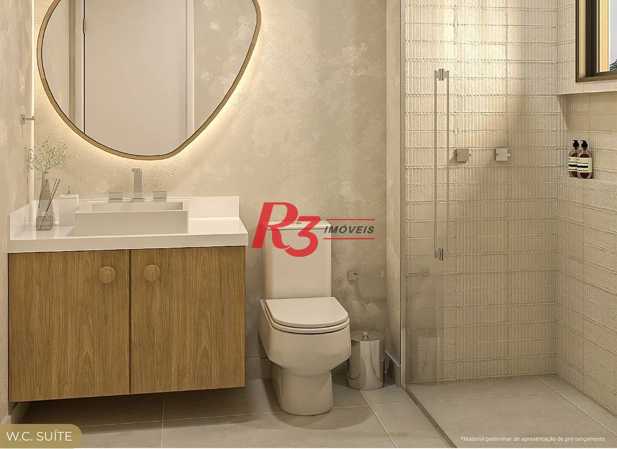 Apartamento com 1 dormitório à venda, 50 m² por R$ 600.000,00 - Marapé - Santos/SP