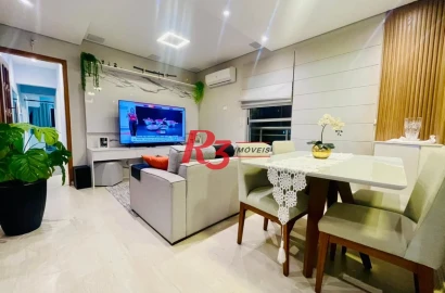 Apartamento com 2 dormitórios à venda, 100 m² por R$ 760.000,00 - Ponta da Praia - Santos/SP