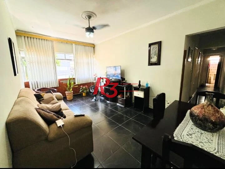Apartamento com 3 dormitórios à venda, 76 m² por R$ 390.000,00 - Encruzilhada - Santos/SP