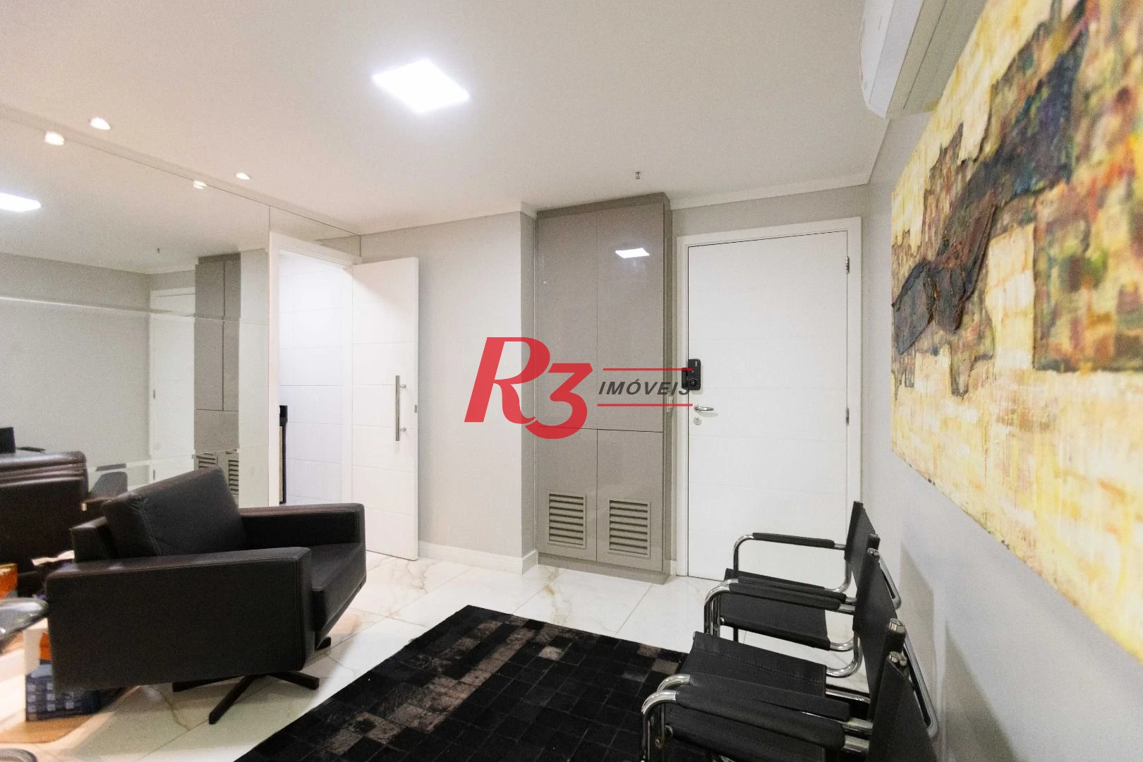 Sala, 97 m² - venda por R$ 1.200.000,00 ou aluguel por R$ 8.500,00/mês - Centro - Santos/SP