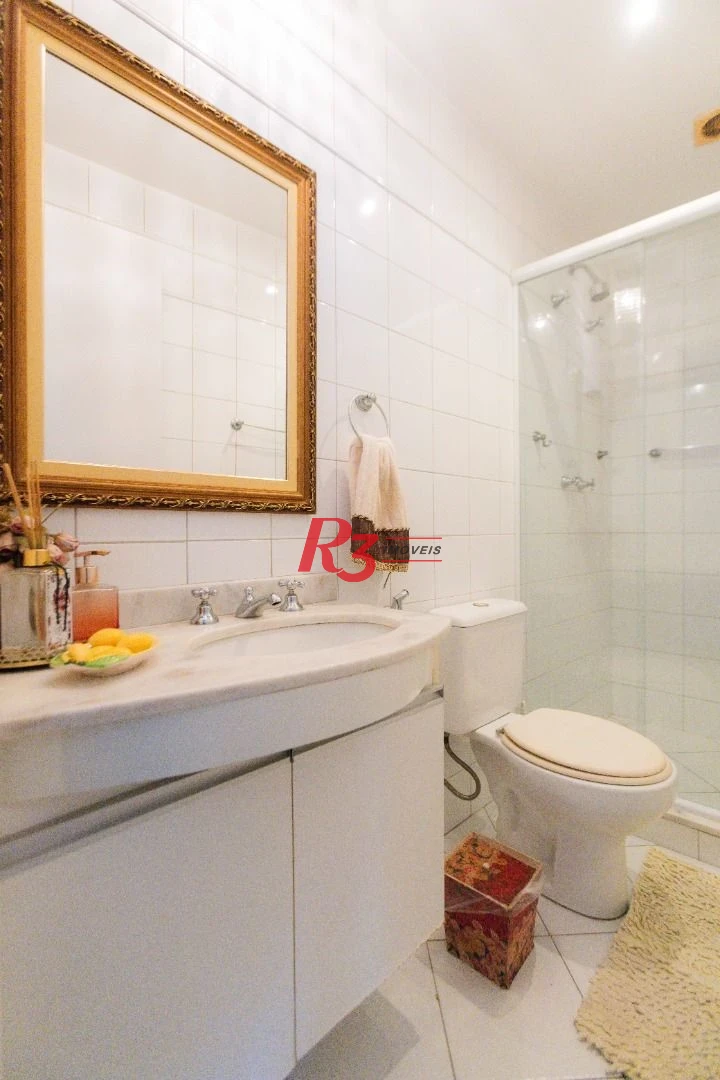 Apartamento com 3 dormitórios à venda, 116 m² por R$ 1.595.000,00 - Boqueirão - Santos/SP