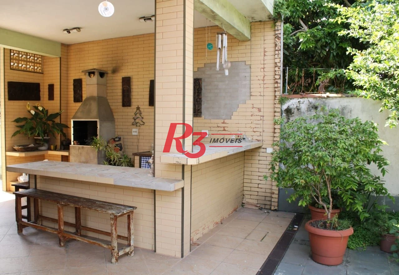 Casa com 5 dormitórios à venda, 329 m² por R$ 3.050.000 - Boqueirão - Santos/SP