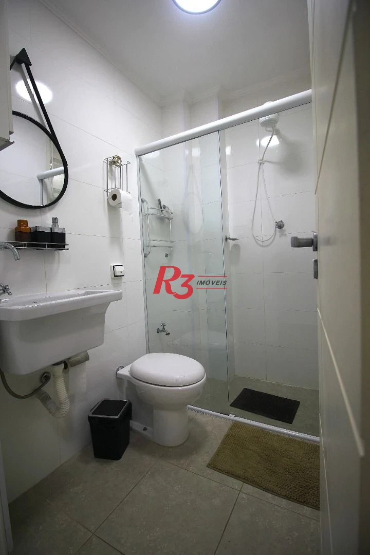 Kitnet para alugar, 38 m² por R$ 3.100,02/mês - José Menino - Santos/SP
