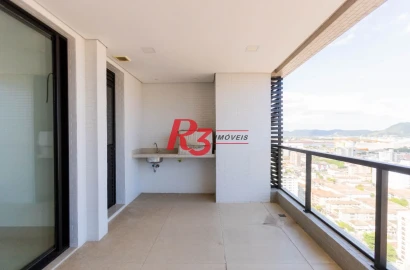 Apartamento com 3 dormitórios à venda, 121 m² por R$ 1.380.000,00 - Aparecida - Santos/SP
