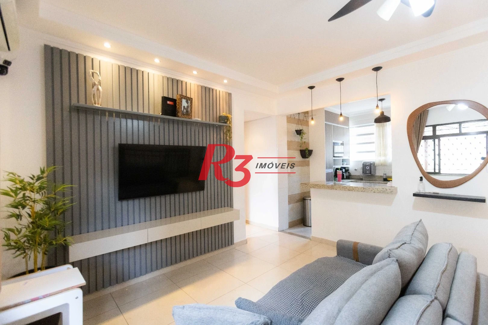 Apartamento com 3 dormitórios à venda, 115 m² por R$ 579.000,00 - Embaré - Santos/SP