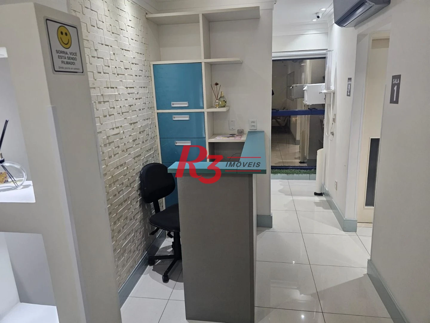 Sala à venda, 51 m² por R$ 800.000,00 - Boqueirão - Santos/SP