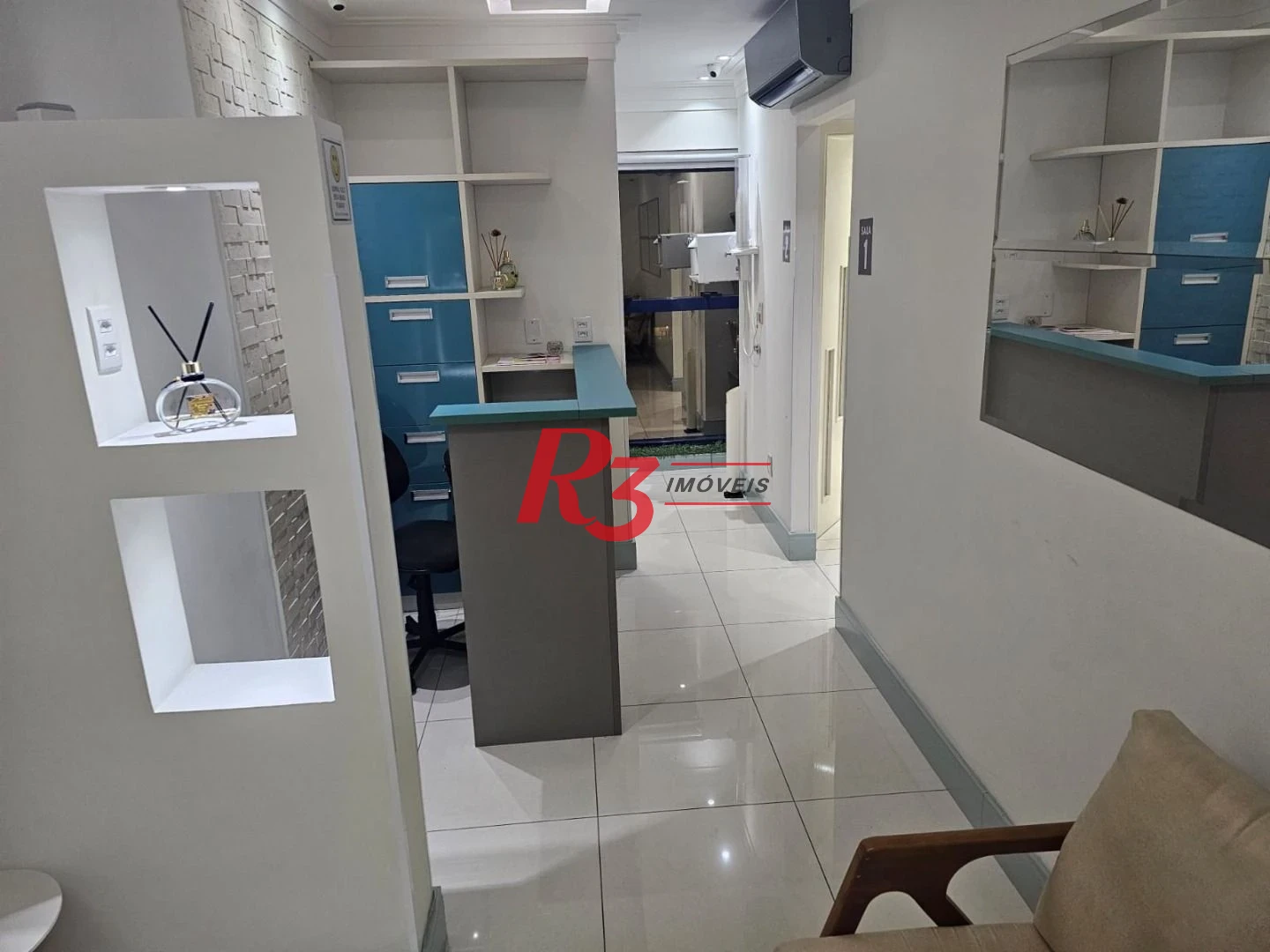 Sala à venda, 51 m² por R$ 800.000,00 - Boqueirão - Santos/SP