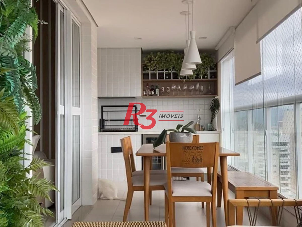 Apartamento com 3 dormitórios à venda, 134 m² por R$ 2.290.000,00 - Gonzaga - Santos/SP