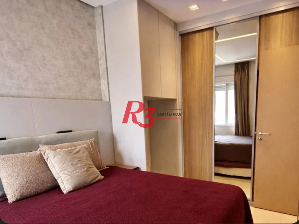 Apartamento com 3 dormitórios à venda, 134 m² por R$ 2.290.000,00 - Gonzaga - Santos/SP