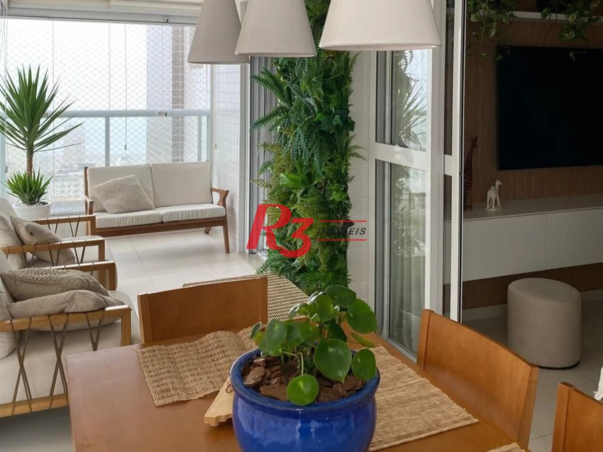 Apartamento com 3 dormitórios à venda, 134 m² por R$ 2.290.000,00 - Gonzaga - Santos/SP