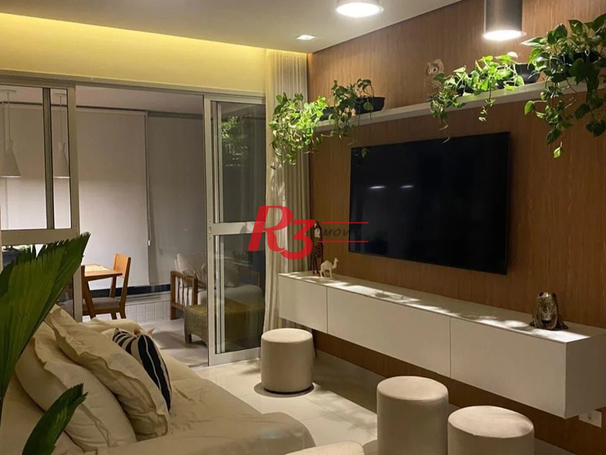 Apartamento com 3 dormitórios à venda, 134 m² por R$ 2.290.000,00 - Gonzaga - Santos/SP