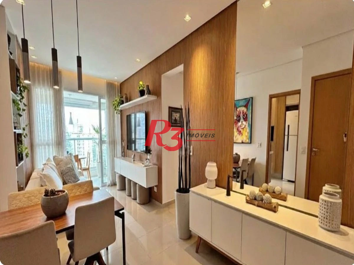 Apartamento com 3 dormitórios à venda, 134 m² por R$ 2.290.000,00 - Gonzaga - Santos/SP