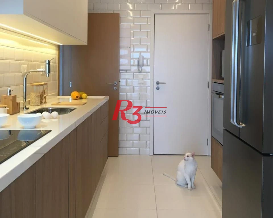 Apartamento com 3 dormitórios à venda, 134 m² por R$ 2.290.000,00 - Gonzaga - Santos/SP