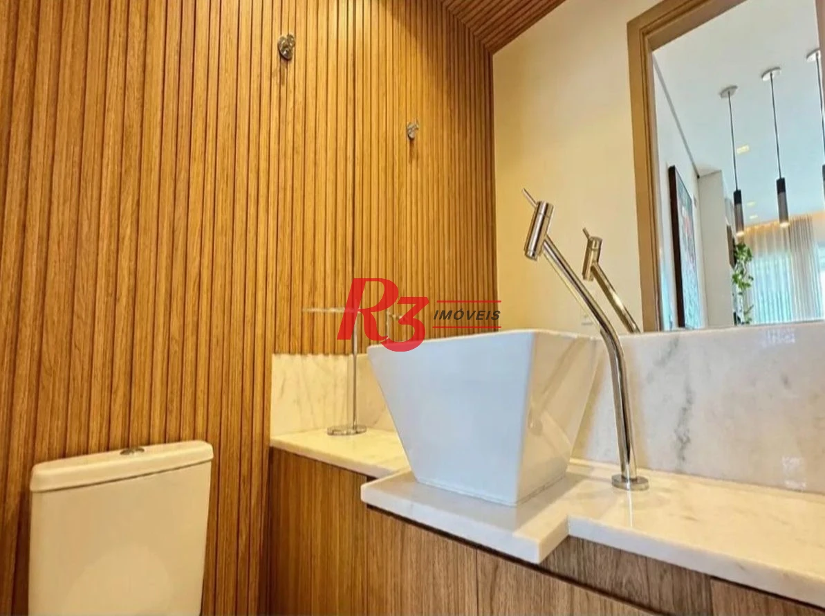 Apartamento com 3 dormitórios à venda, 134 m² por R$ 2.290.000,00 - Gonzaga - Santos/SP