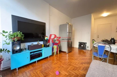Apartamento à venda, 54 m² por R$ 450.000,00 - Aparecida - Santos/SP