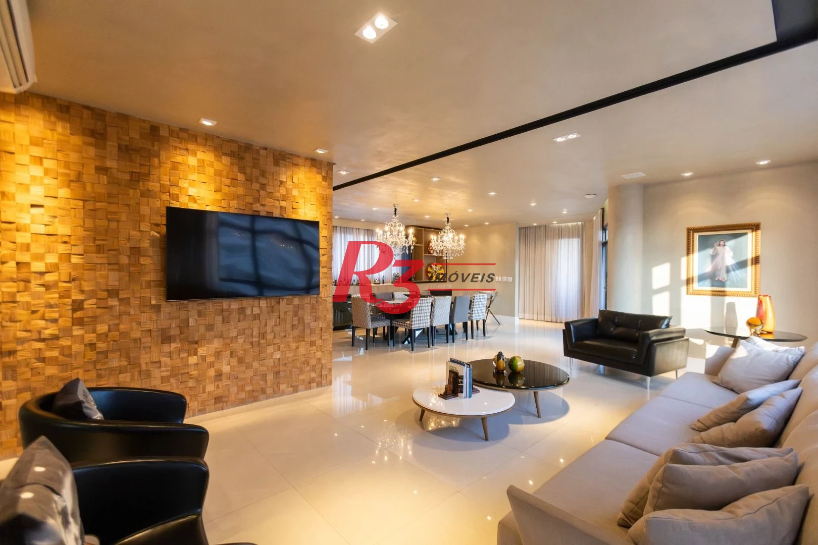 Apartamento com 3 dormitórios à venda, 283 m² por R$ 2.990.000,00 - Boqueirão - Santos/SP
