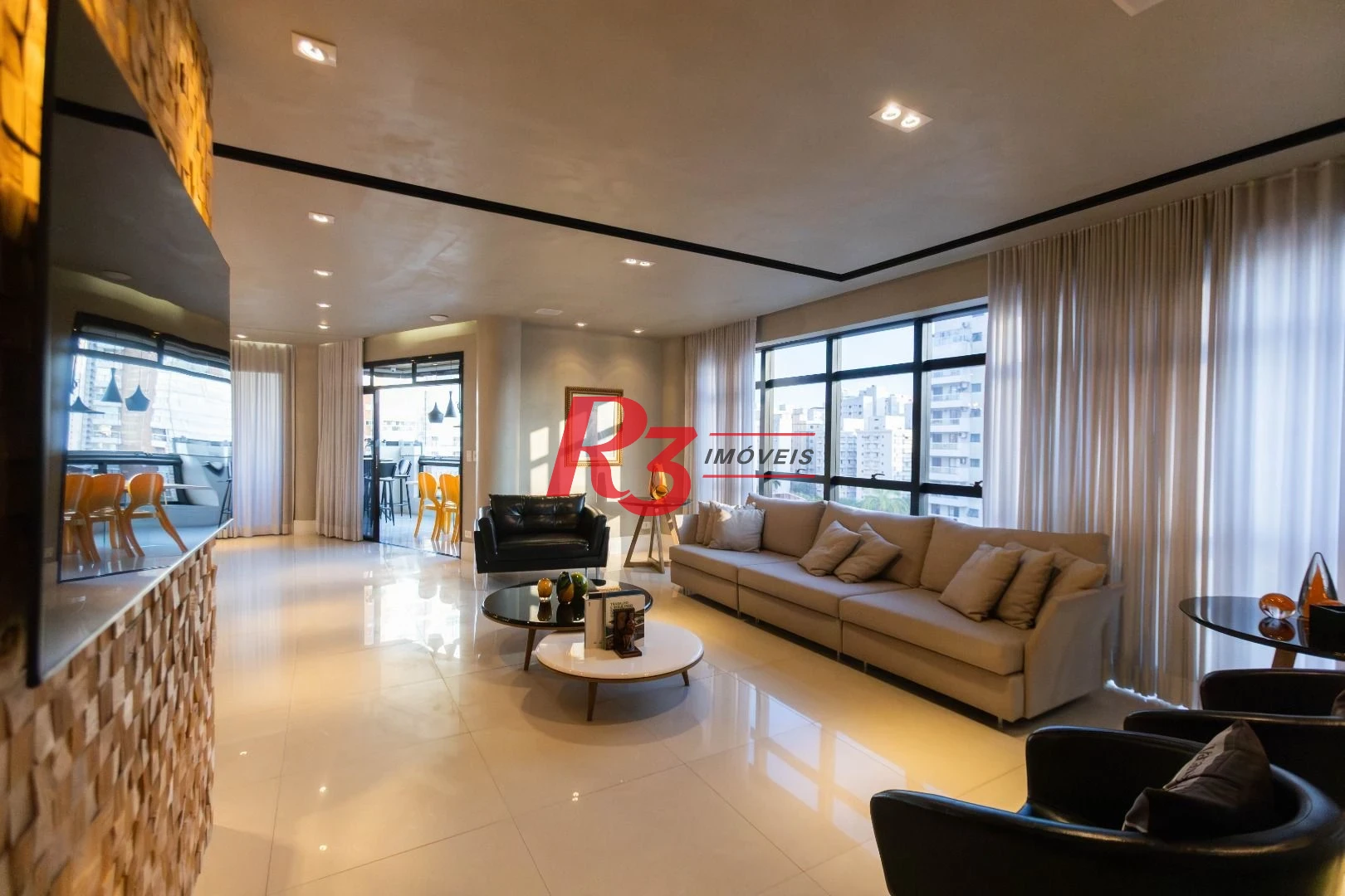Apartamento com 3 dormitórios à venda, 283 m² por R$ 2.990.000,00 - Boqueirão - Santos/SP