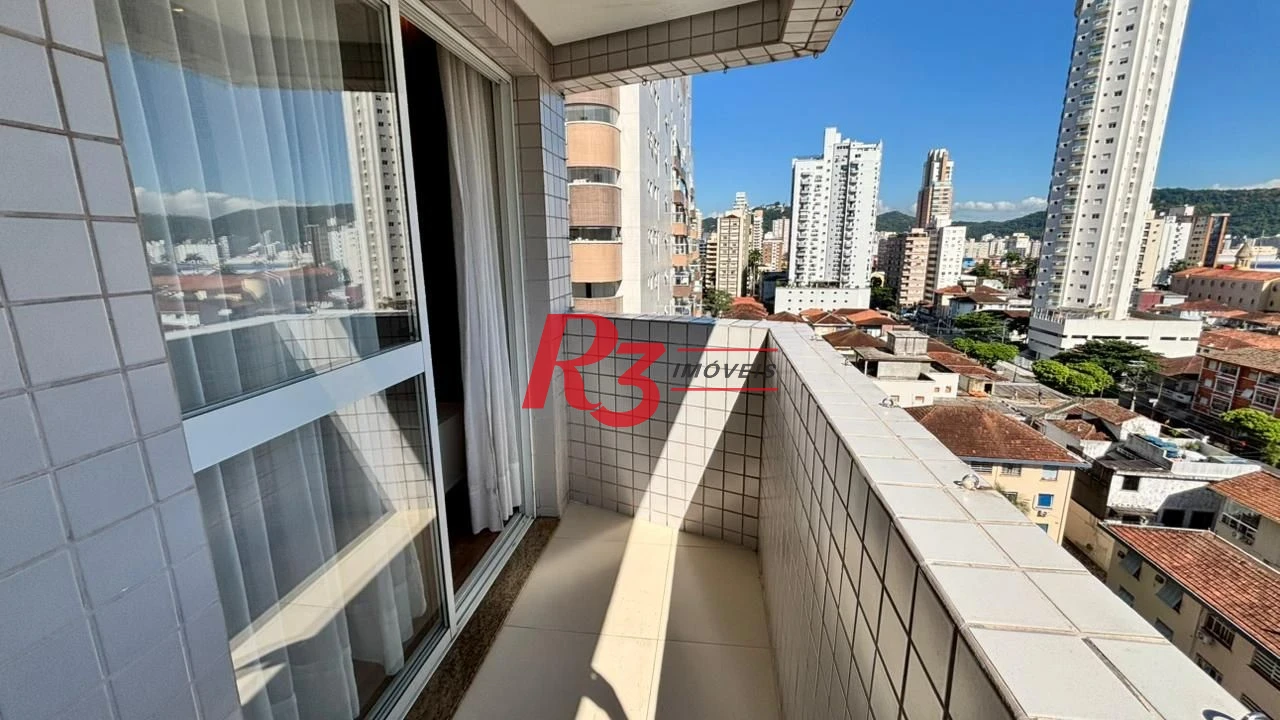 Apartamento com 3 dormitórios à venda, 105 m² por R$ 999.900,00 - Gonzaga - Santos/SP
