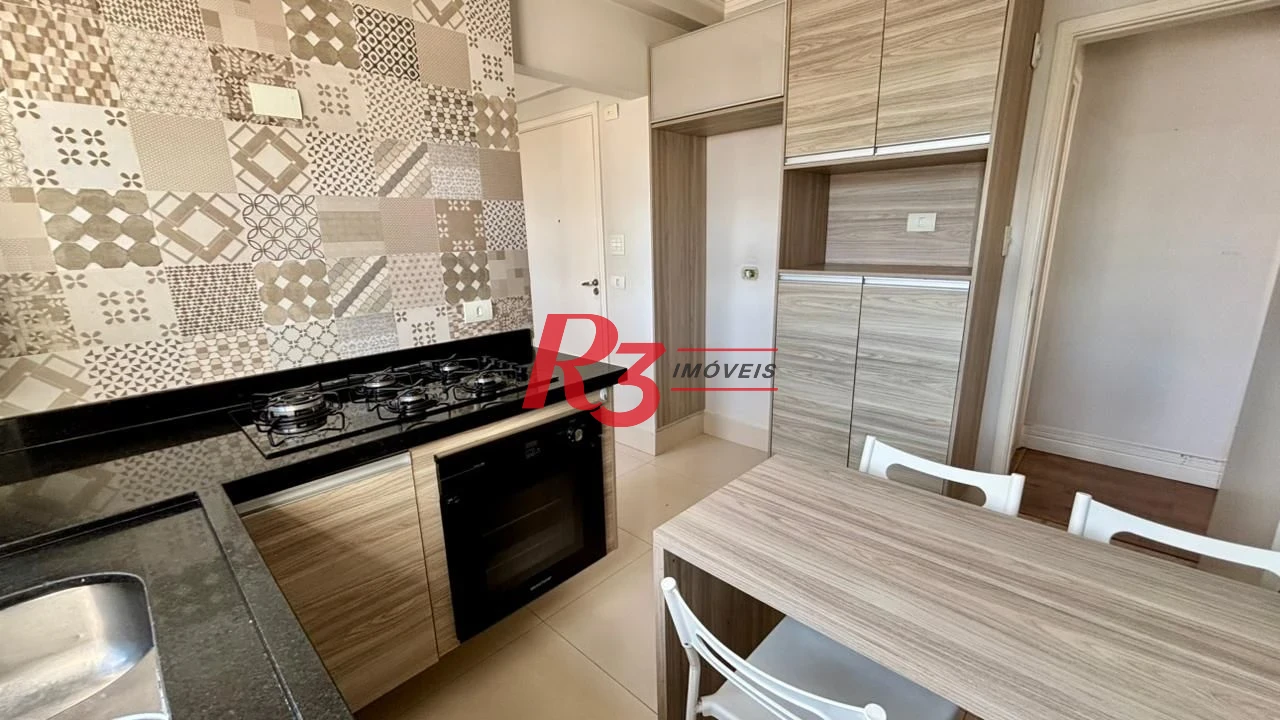 Apartamento com 3 dormitórios à venda, 105 m² por R$ 999.900,00 - Gonzaga - Santos/SP