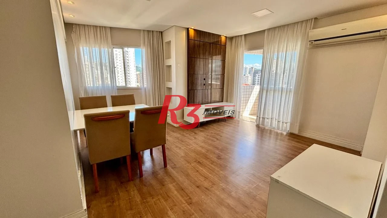 Apartamento com 3 dormitórios à venda, 105 m² por R$ 999.900,00 - Gonzaga - Santos/SP