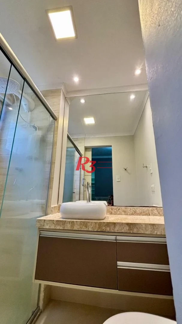 Apartamento com 3 dormitórios à venda, 105 m² por R$ 999.900,00 - Gonzaga - Santos/SP