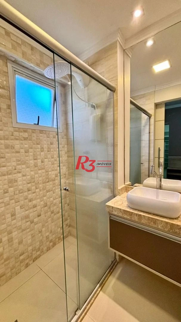 Apartamento com 3 dormitórios à venda, 105 m² por R$ 999.900,00 - Gonzaga - Santos/SP