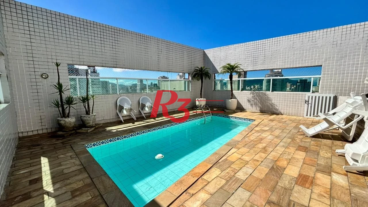 Apartamento com 3 dormitórios à venda, 105 m² por R$ 999.900,00 - Gonzaga - Santos/SP