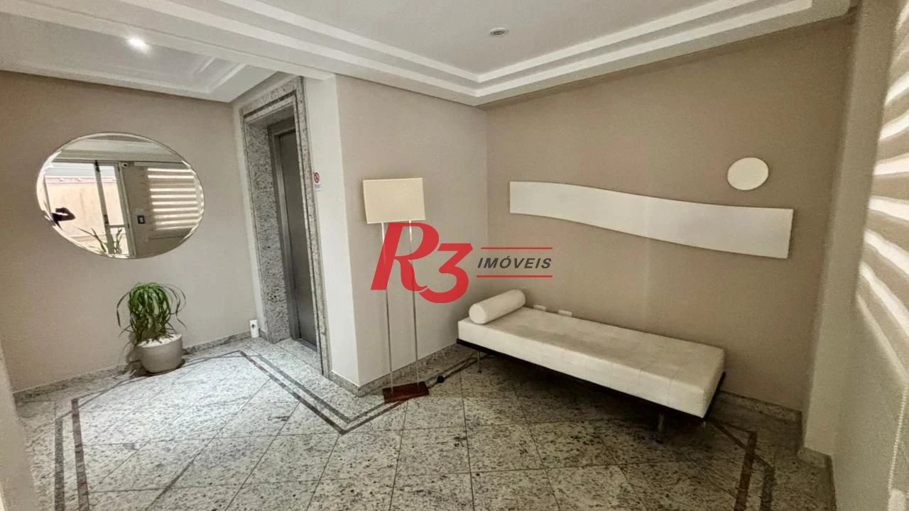 Apartamento com 3 dormitórios à venda, 105 m² por R$ 999.900,00 - Gonzaga - Santos/SP