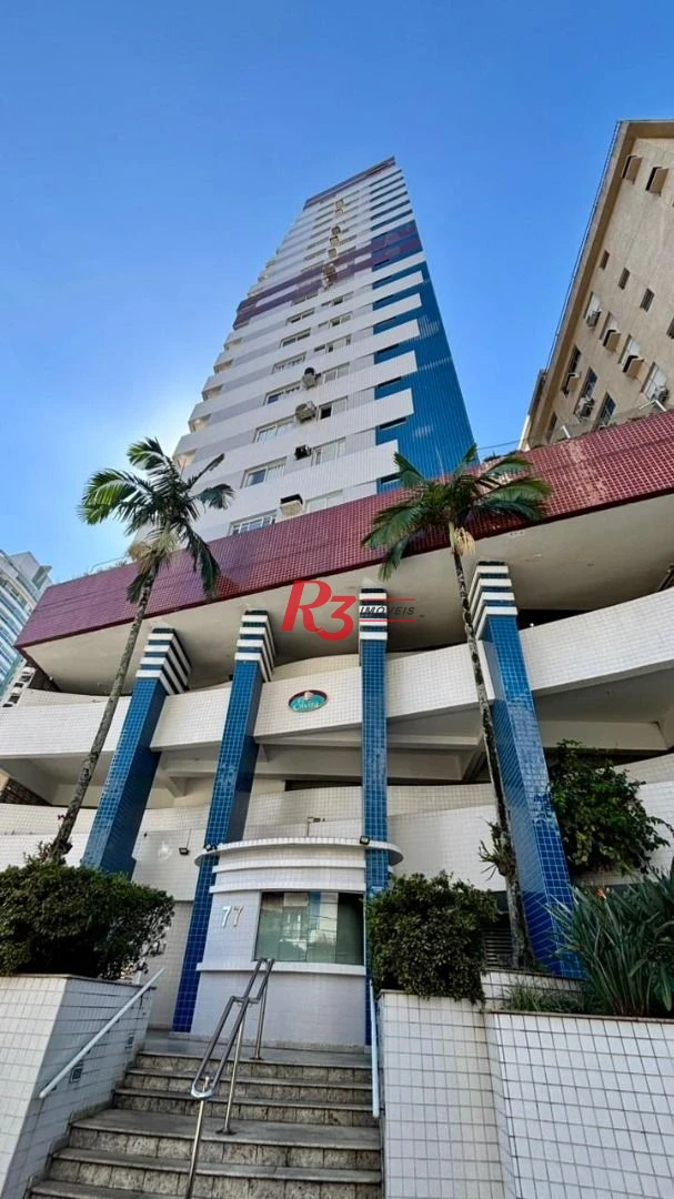 Apartamento com 3 dormitórios à venda, 105 m² por R$ 999.900,00 - Gonzaga - Santos/SP