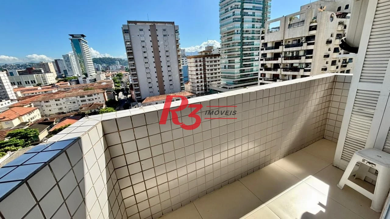 Apartamento com 3 dormitórios à venda, 105 m² por R$ 999.900,00 - Gonzaga - Santos/SP