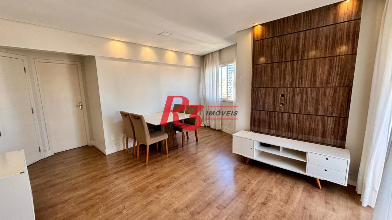 Apartamento com 3 dormitórios à venda, 105 m² por R$ 999.900,00 - Gonzaga - Santos/SP